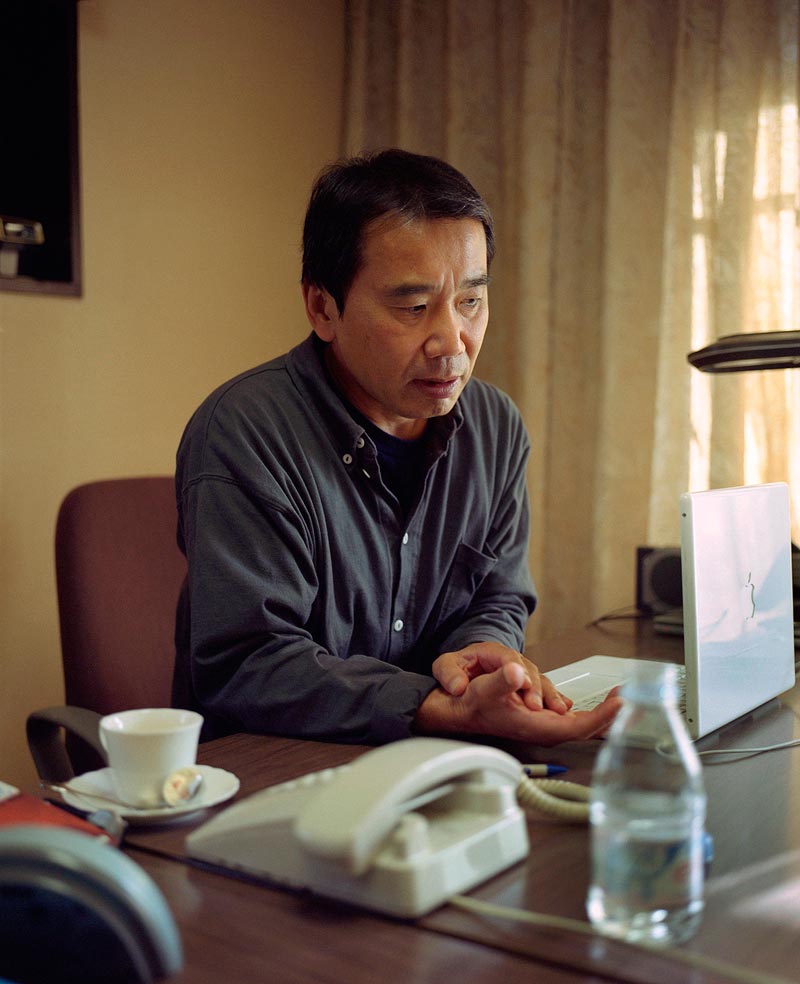 haruki Murakami, Japanese author - Scotland portrait photographer