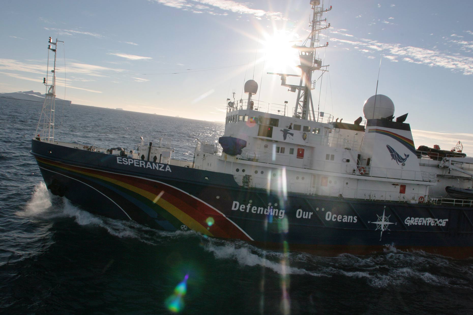 Greenpeace ship Esperanza, by Scotland photographer 