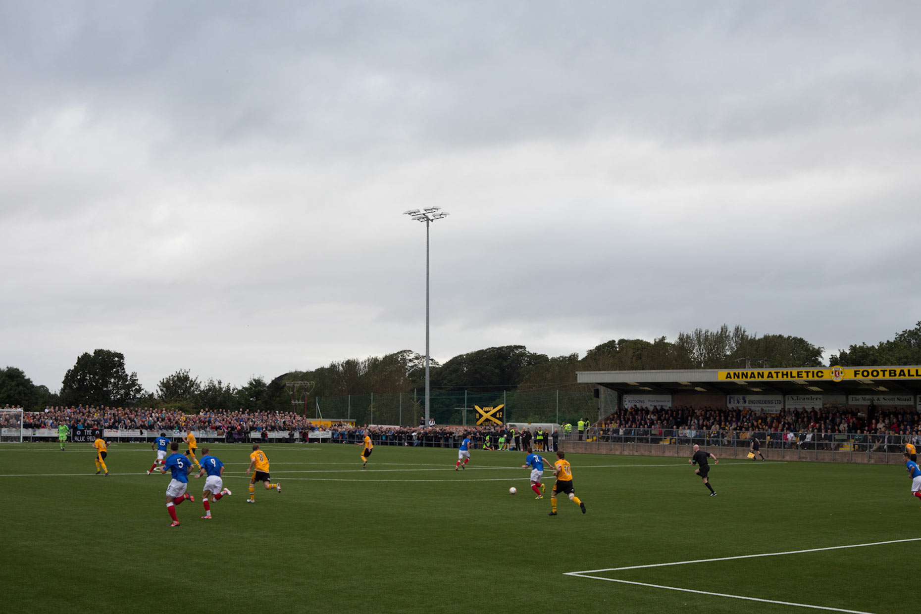 Rangers FC  in Annan, Scotland, by photographer Sutton-Hibbert