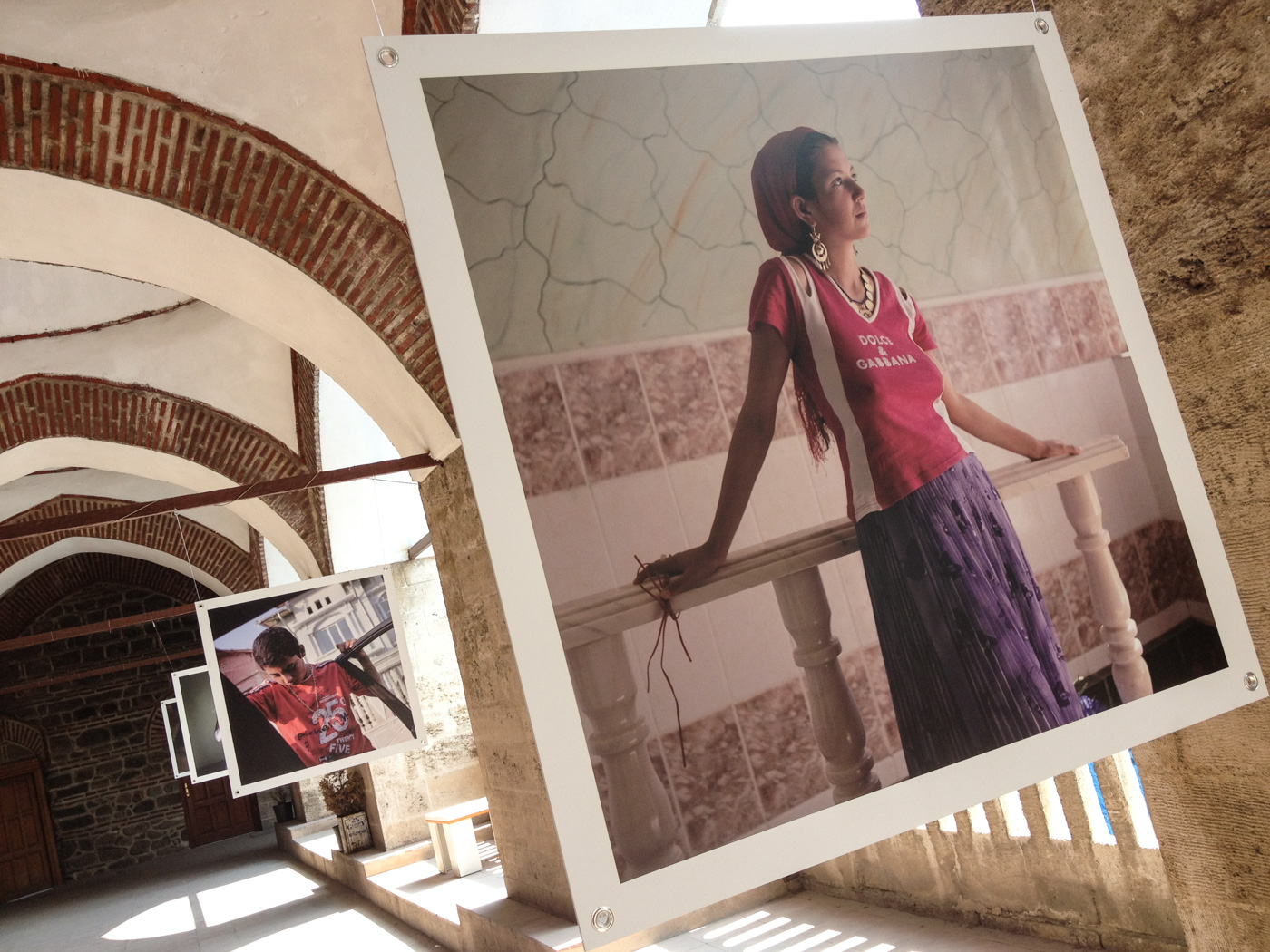 Exhibition of Roma gypsy portraits, Bursa Photography Festival