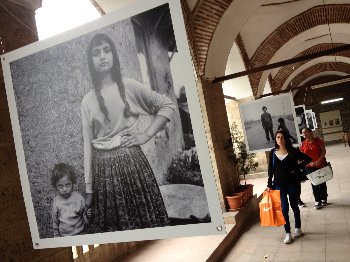 Exhibition of Roma gypsy portraits, Bursa Photography Festival