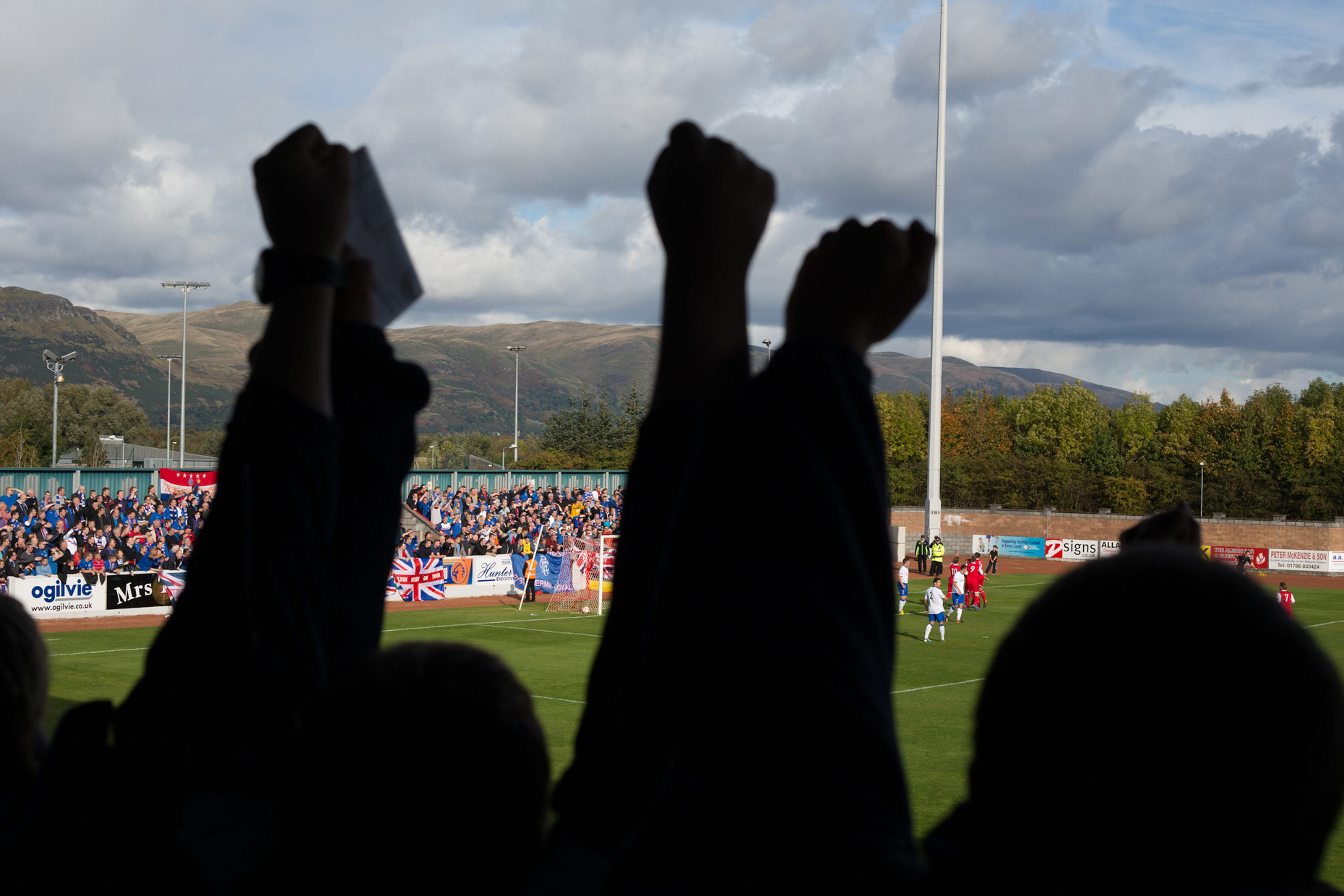 Stirling Albion FC Scotland, by photographer Sutton-Hibbert