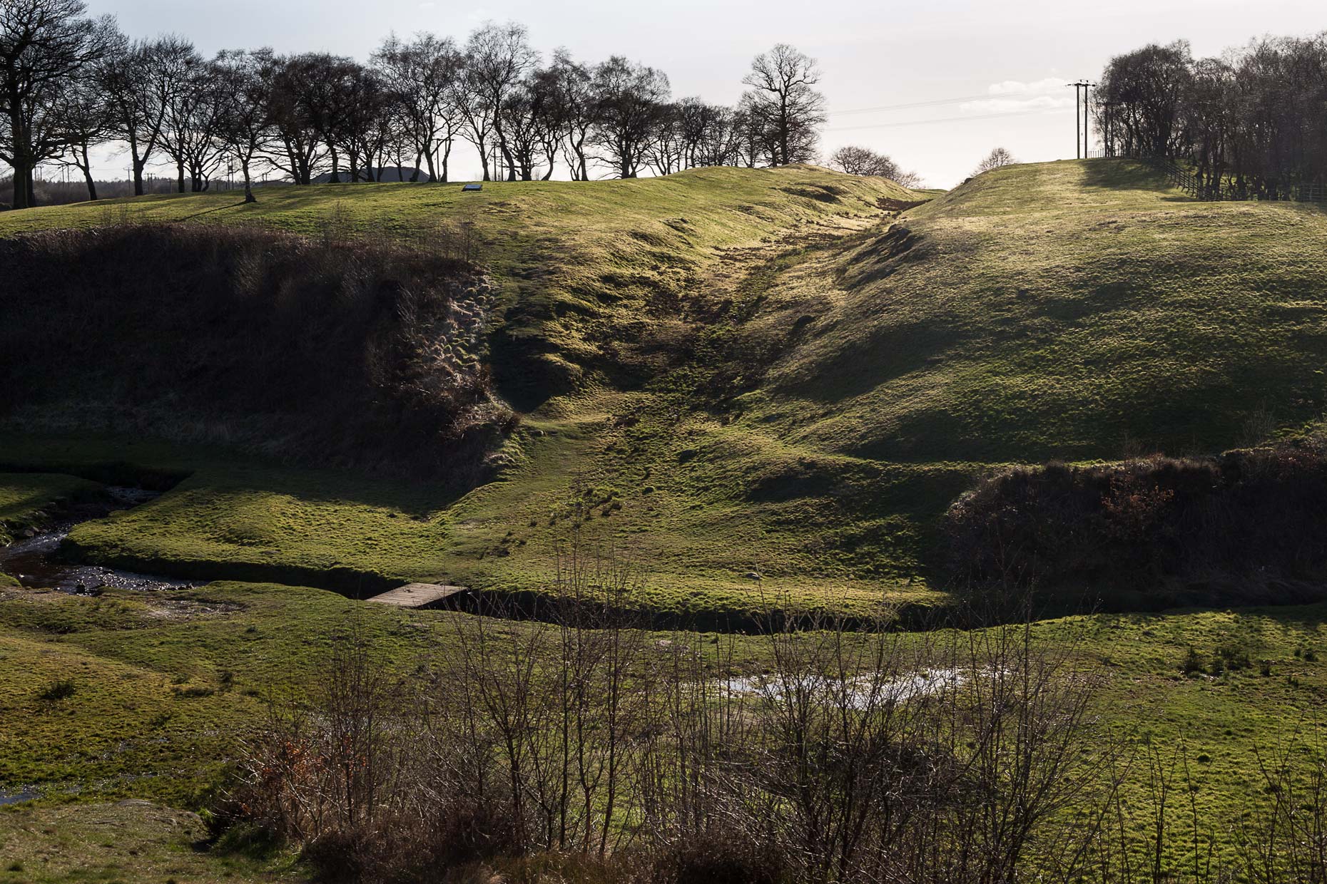 Rough Castle Antonine Wall by Glasgow photographer Sutton-Hibbert