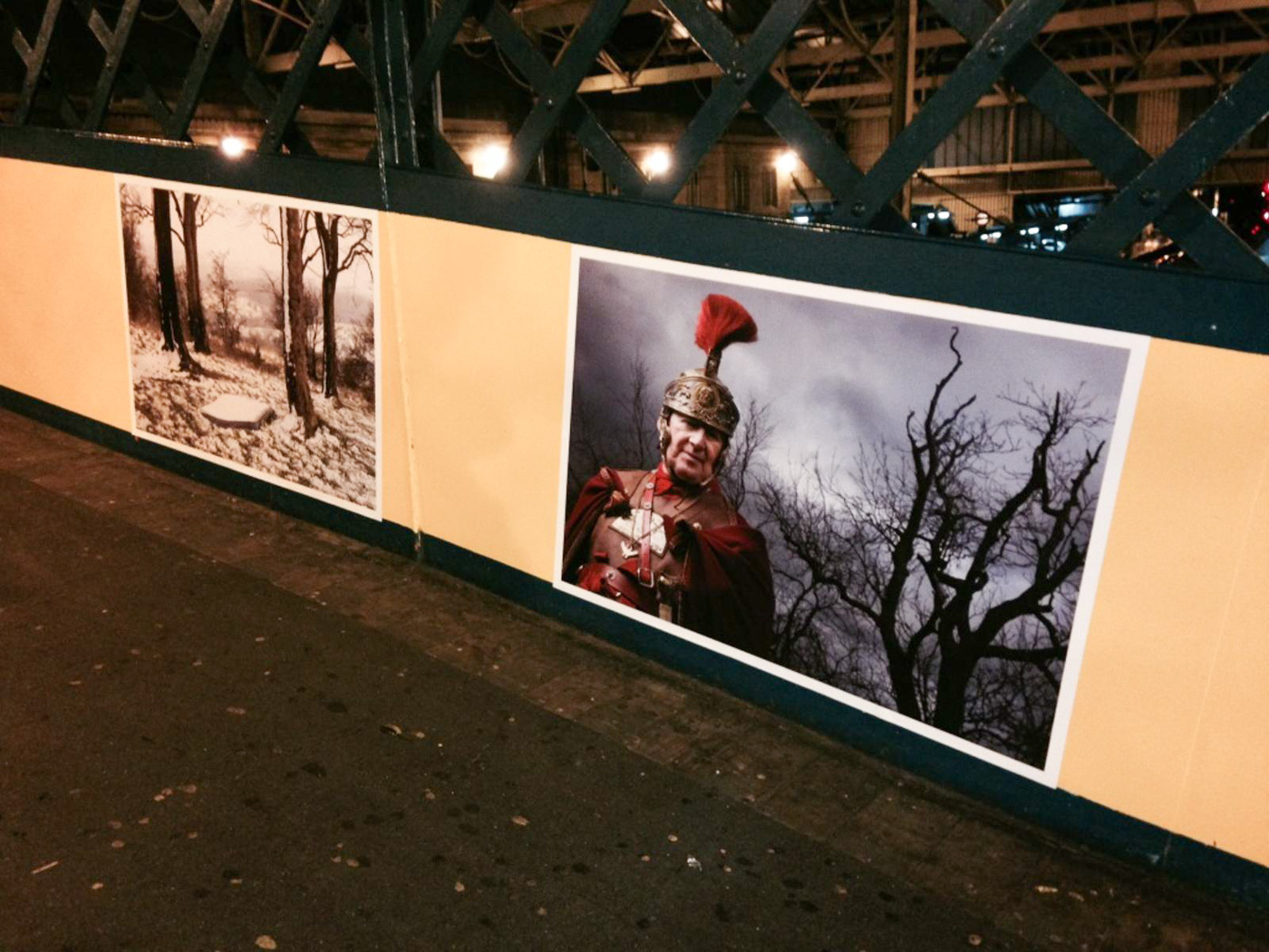Street Level Photoworks installation at Carlisle Train Station