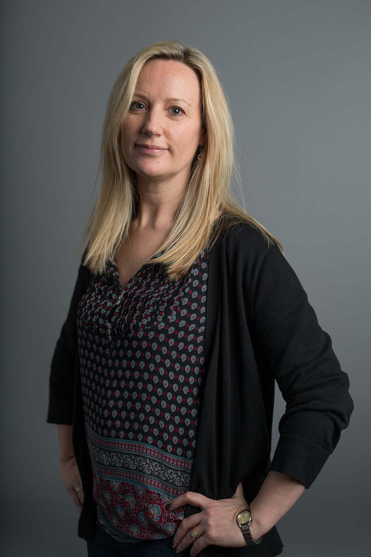 Portrait of youthful business woman by Scotland corporate photographer J. Sutton-Hibbert
