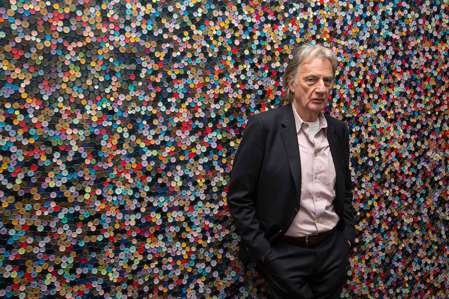 Paul Smith, fashion designer, portrait by Scottish photographer Jeremy Sutton-Hibbert.