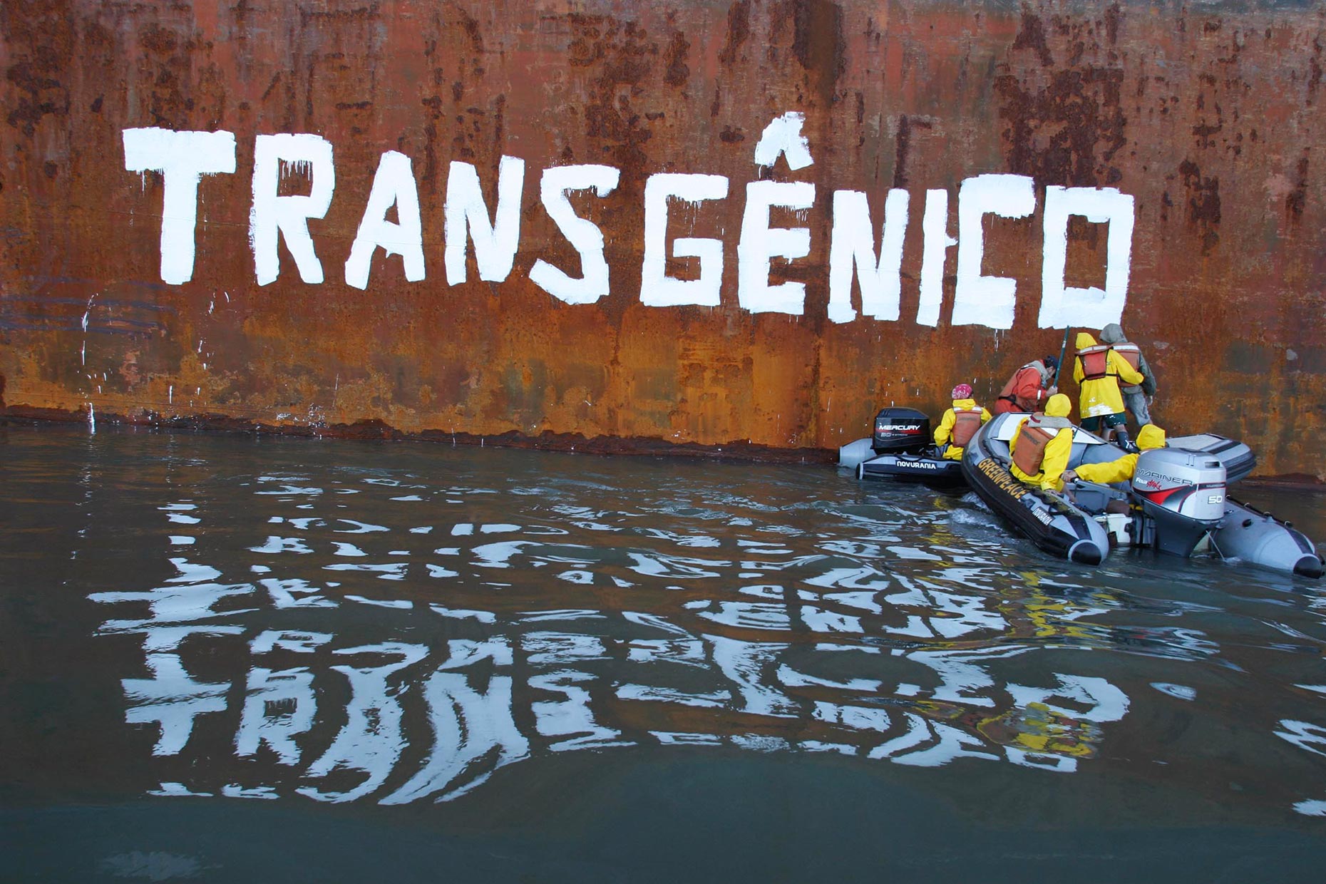 Genetically modified foods and soya, by Scotland Greenpeace photographer