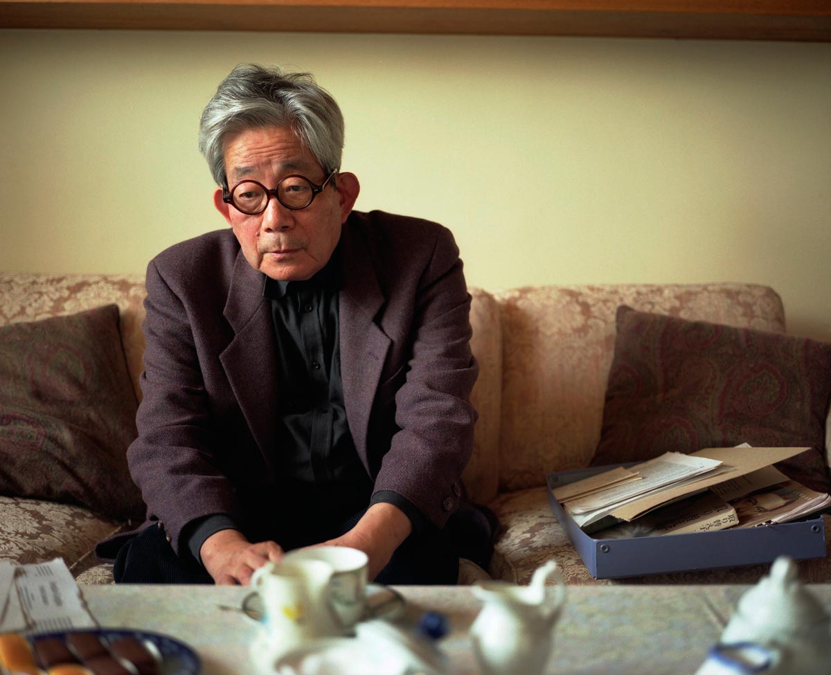 Kenzaburo Oe, Japanese author - Scotland portrait photographer