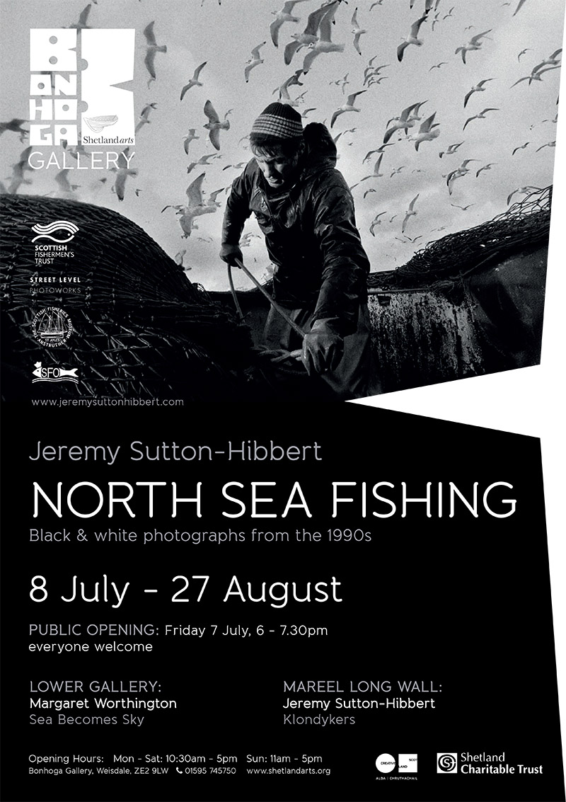 North Sea fishing photography exhibition. 