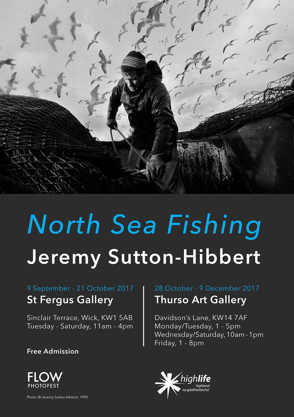 North Sea Fishing photography exhibition,  Scotland.